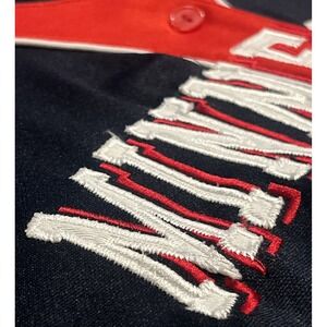Minnesota Twins Women's Embroidered Button Up‎ Jersey Medium Fitted MLB Stitched